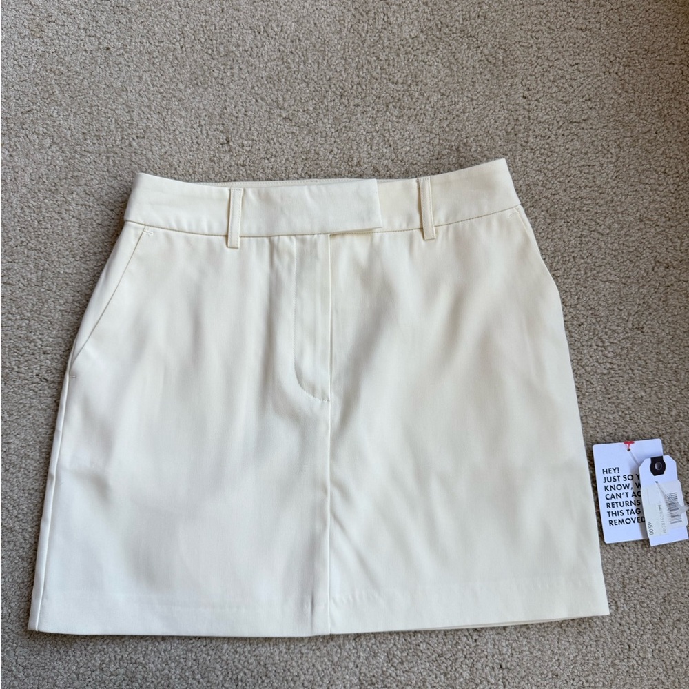 Topshop Pale Cream Skirt